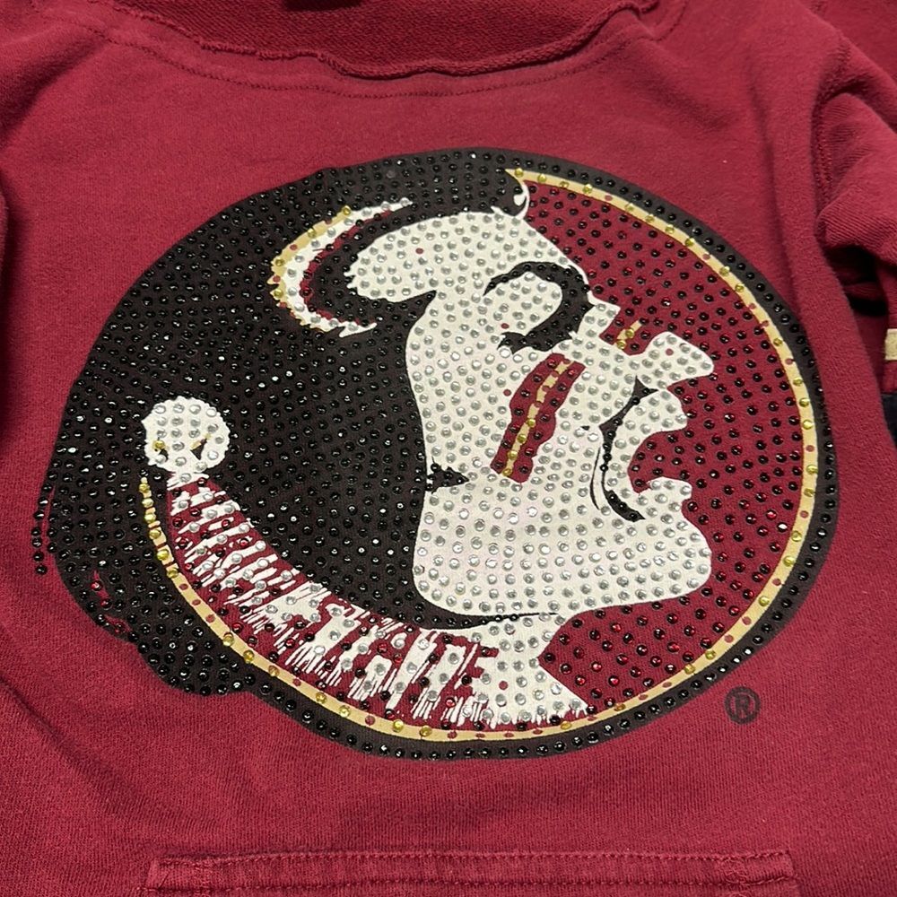 Women’s FLORIDA STATE SEMINOLES sweatshirt w/ front pocket - Sz M - Picture 2 of 4